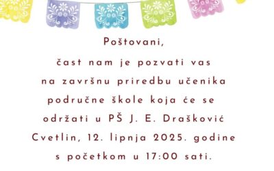 Završna priredba u Područnoj školi