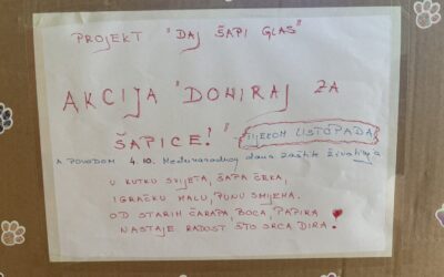 Doniraj za šapice!