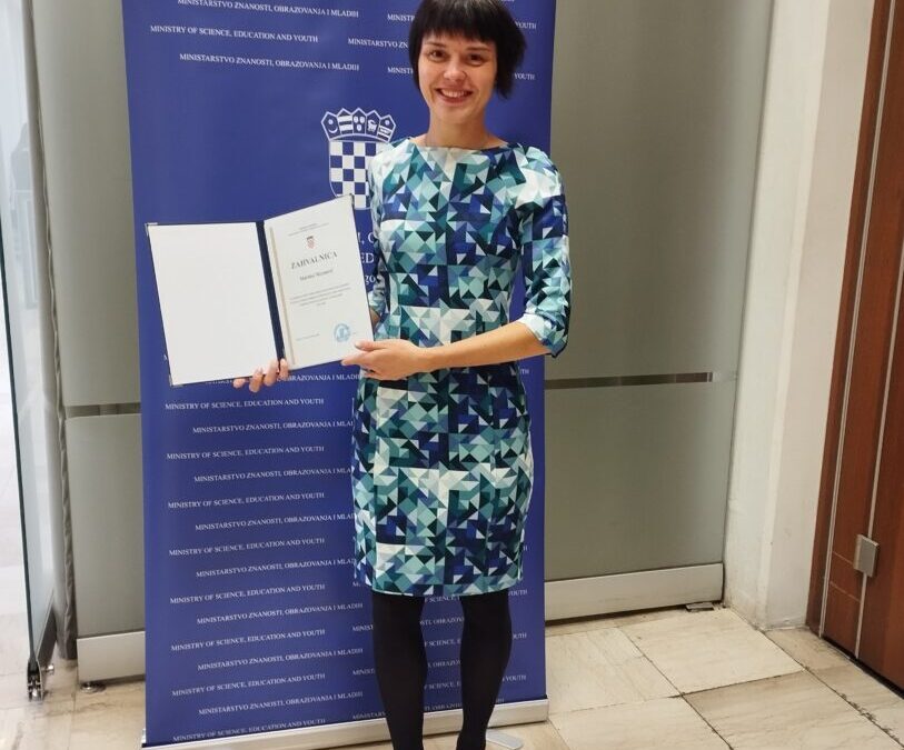 Naša djelatnica Martina Meznarić treći puta za redom među najboljim odgojno-obrazovnim djelatnicima