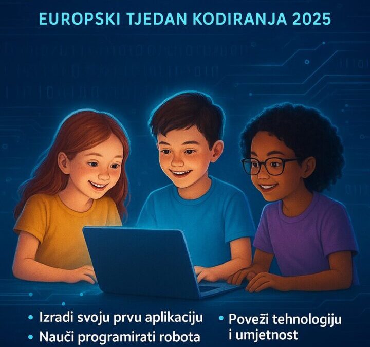 Najava Europskog tjedna kodiranja u našoj školi na temu Uvidi ljepotu programiranja