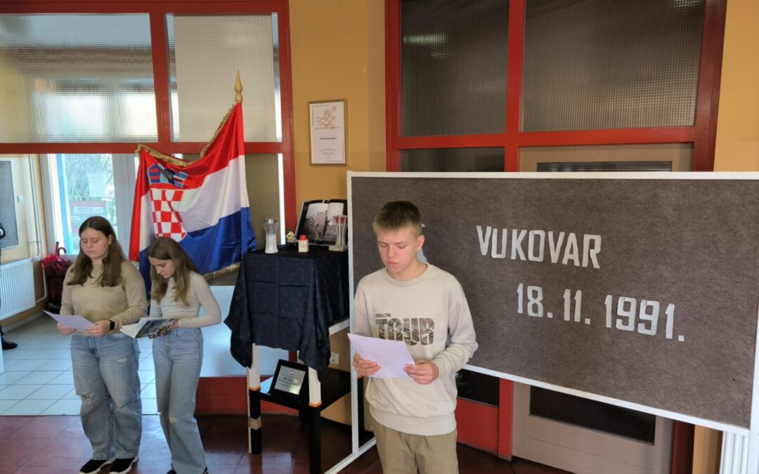 Dan sjećanja na žrtvu Vukovara u Matičnoj školi