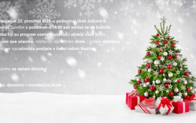 Pozivnica na priredbu u Područnoj školi