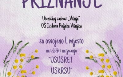 Online izložba i natjecanje učeničkih zadruga „Ususret Uskrsu“ 2026.