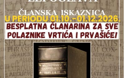 Besplatna članarina za sve polaznike vrtića i prvašiće!