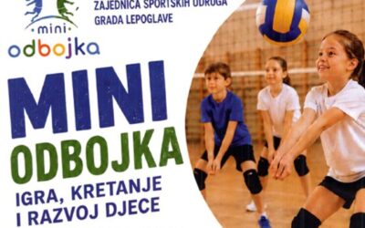 Mini odbojka u Lepoglavi – igra, kretanje i razvoj djece